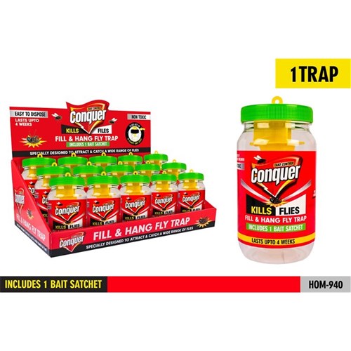 FLY TRAP FILL & HANG 8X20CM