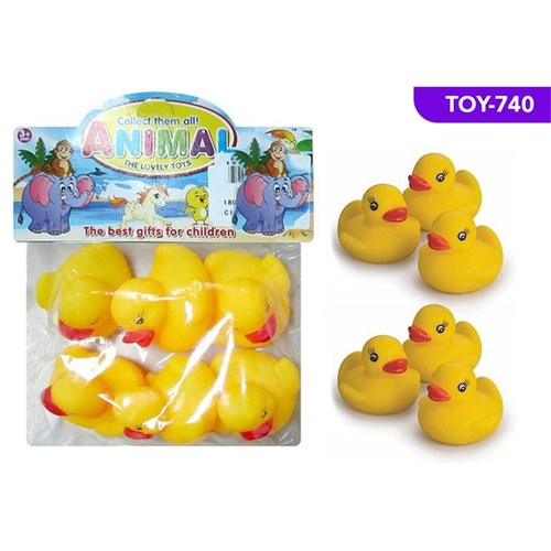 BATH DUCKS SML 6PC