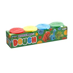 PLAY DOUGH 4PK ASST CLRS