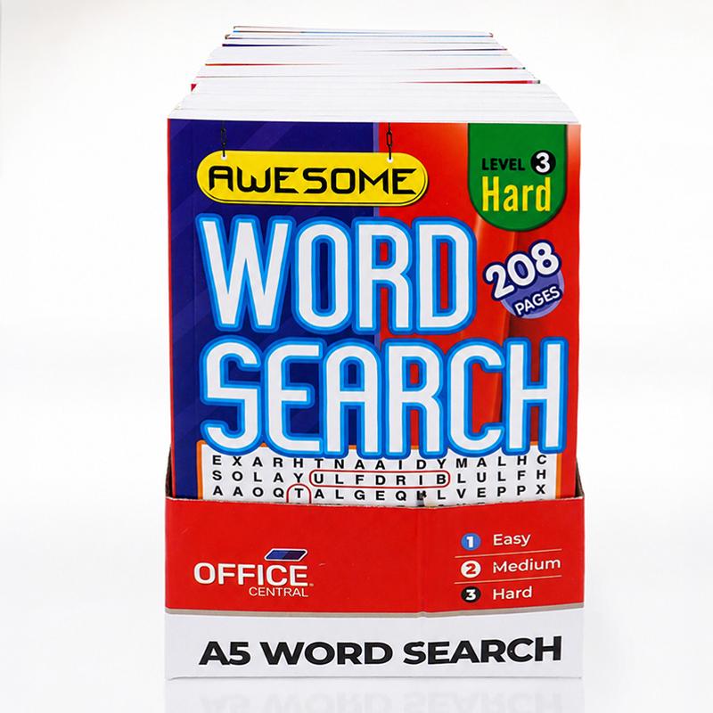 WORD SEARCH BOOK A5 208PG