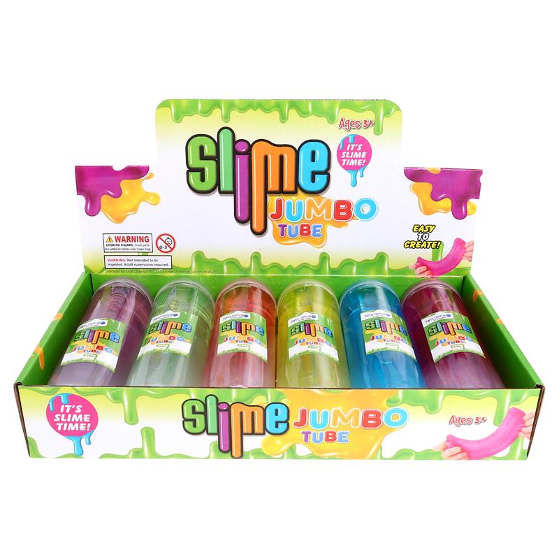 SLIME JUMBO TUB 360G ASST CLRS