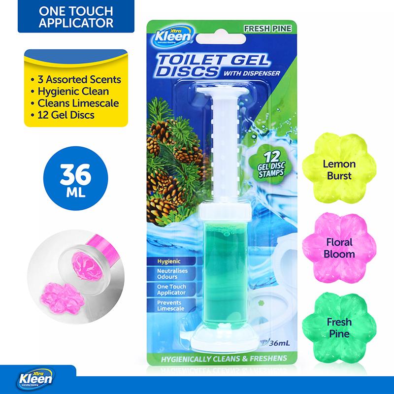 TOILET GEL DISCS & DISPENSER ASST