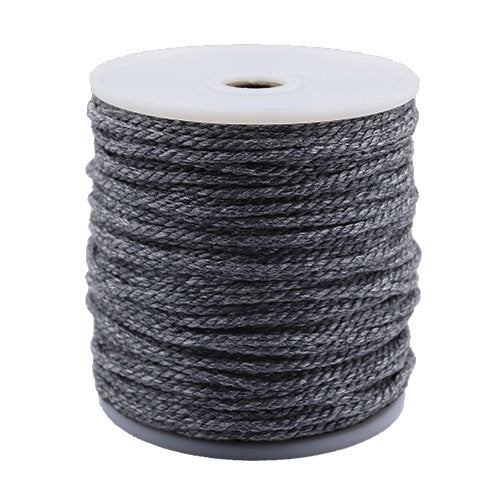 MACRAME CORD 4MM BLACK