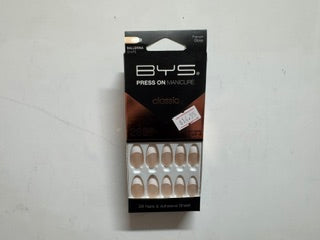 NAILS PRESS ON FRENCH GLOSS BALLERINA 28