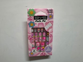 NAILS PRESS ON MINI ME GLITTER FLOWERS