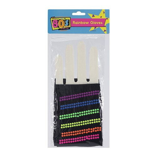 80'S RAINBOW GLOVES