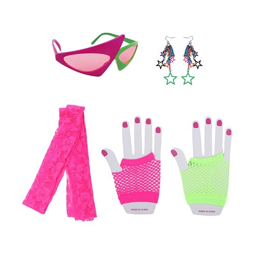 80'S DRESS UP 4PC