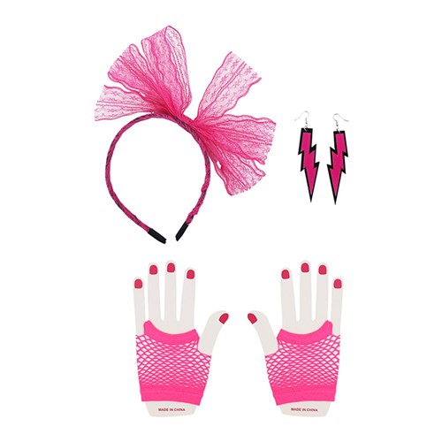 80'S DRESS UP NEON 3PC