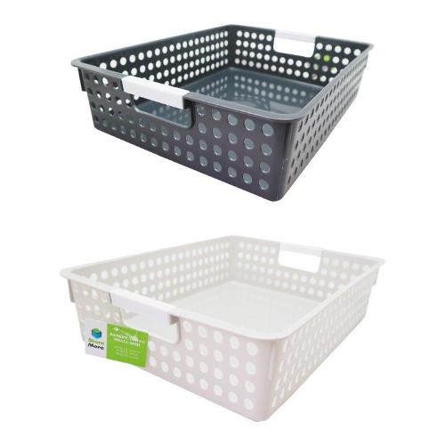 BASKET TOKYO SHALL MED 34X26X8CM