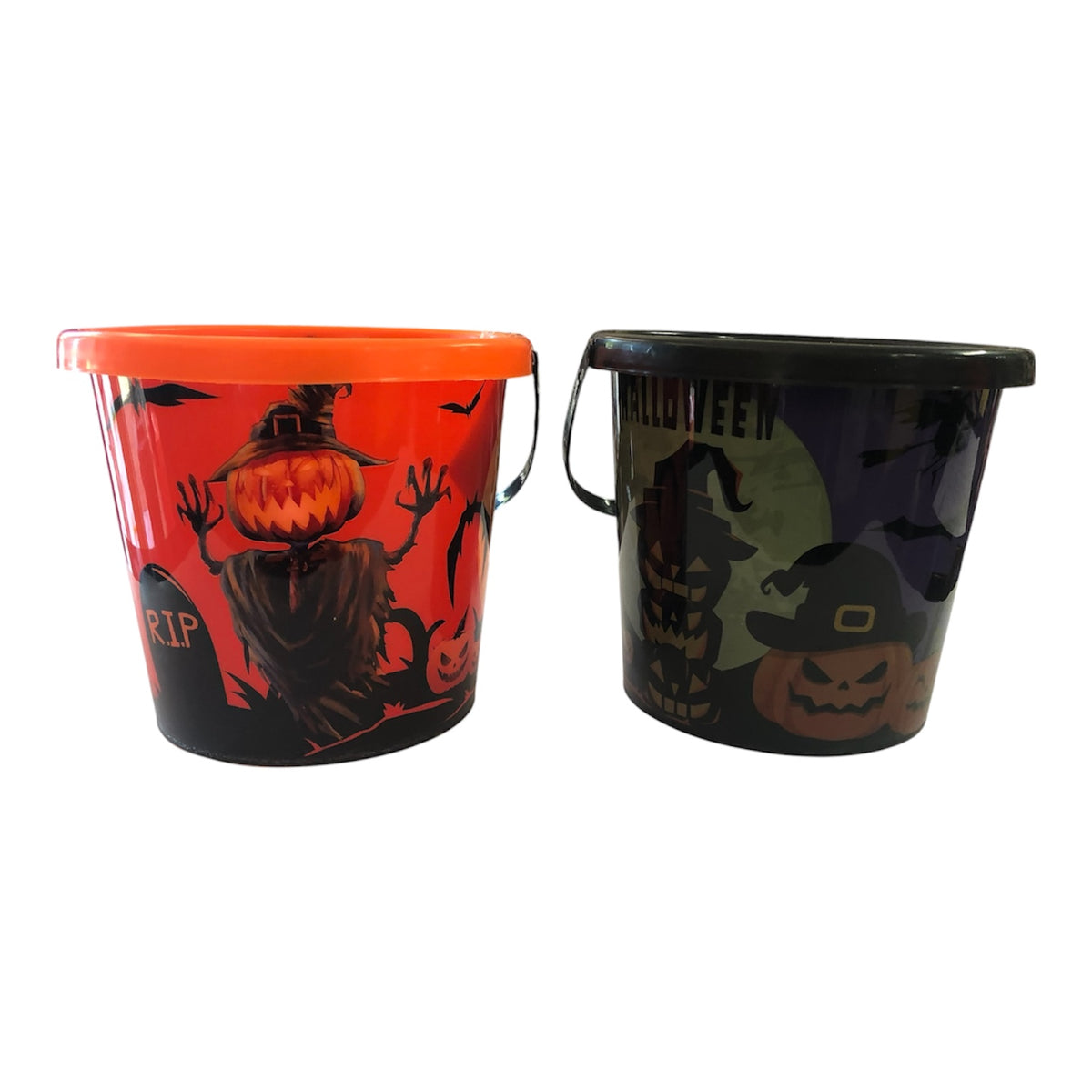 HALLOWEEN BUCKET PRINTED 18X16CM