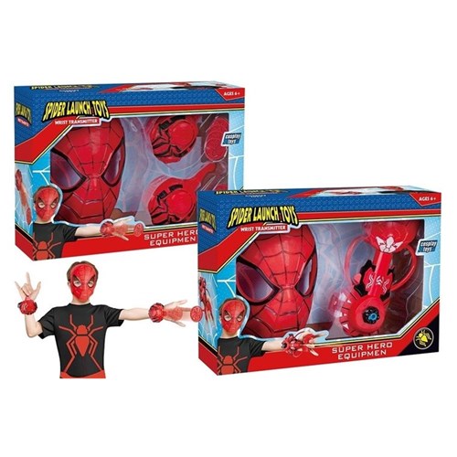 SPIDER WATER GUN LAUNCHER & MASK