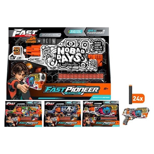 BULLET GUN ELECTRIC SOFT B/O 25PC
