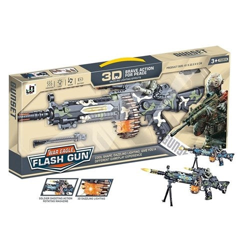 SNIPER RIFLE W/LIGHT & SOUND 60CM