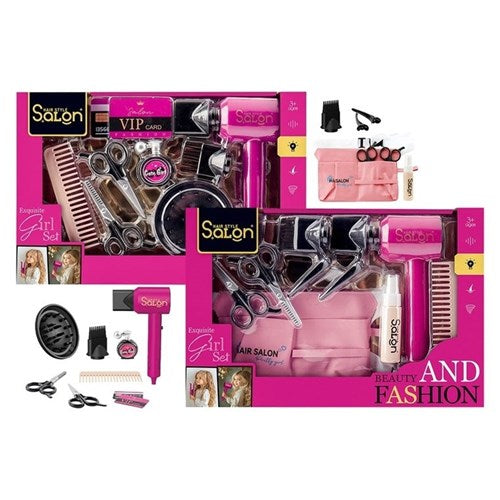 BEAUTY SALON SET W/DRYER B/O
