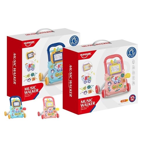 BABY ELEPHANT MUSIC STROLLER 12PC