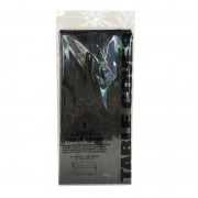 TABLECLOTH PLASTIC DARK BLACK