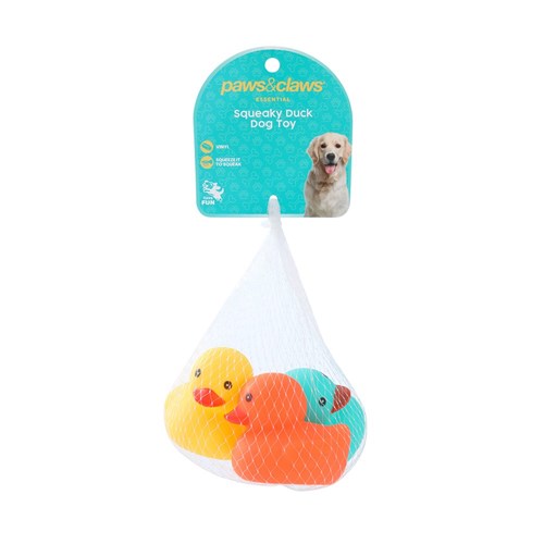PET TOYS DUCKS SQUEAKY 3PK