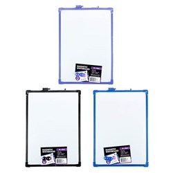 WHITEBOARD MAGNETIC DBL SIDED 35X25CM