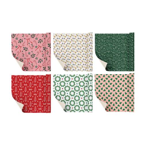 XMAS WRAPPING PAPER 10M X 70CM ASST