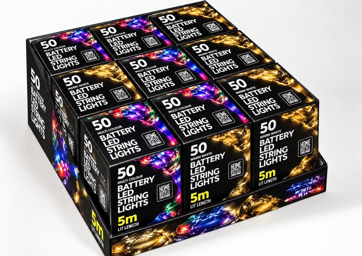 STRING LIGHTS 50PC LED MICRO