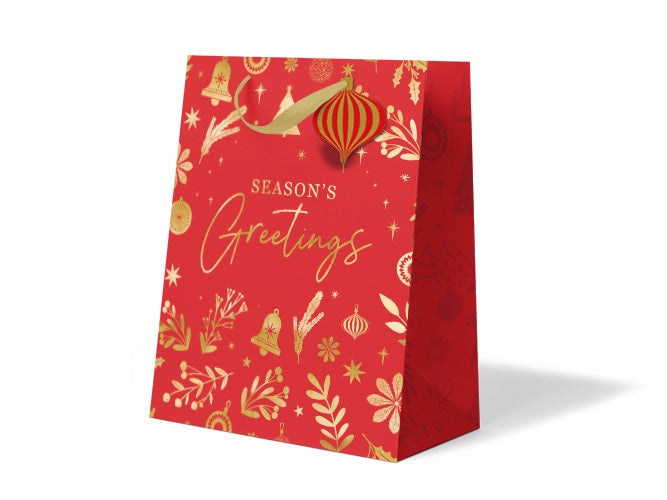XMAS GIFT BAG JUMBO FORMAL ICONS