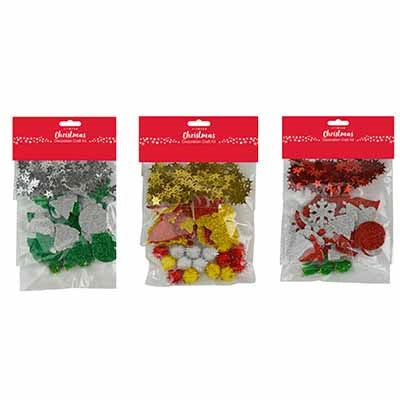 XMAS DECORATION CRAFT KIT ASST