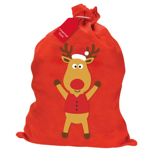 XMAS SACK RUDOLPH