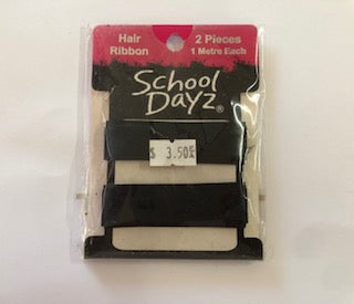 SCHOOL DAYZ HAIR RIBBON BLACK