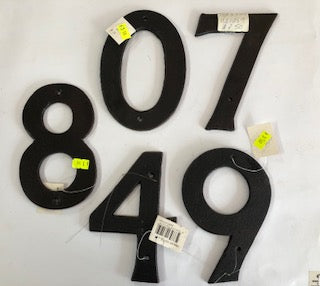 METAL NUMBERS LGE 0-9