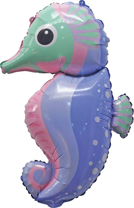 BALLOON FOIL 95CM SEAHORSE