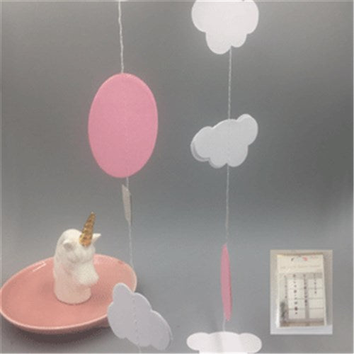 LUXE PINK HOT AIR BALLOON GARLAND 2.5M