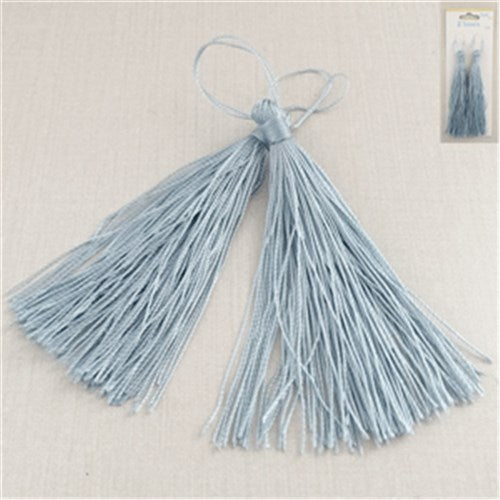 TASSELS BLUE 2PC