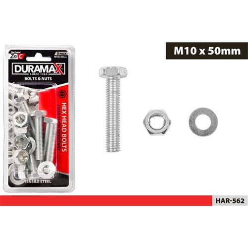 NUTS & BOLTS 10 X 50MM