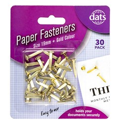 FASTENER BRASS 30PK