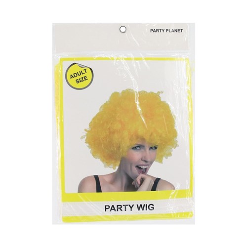 WIG AFRO YELLOW