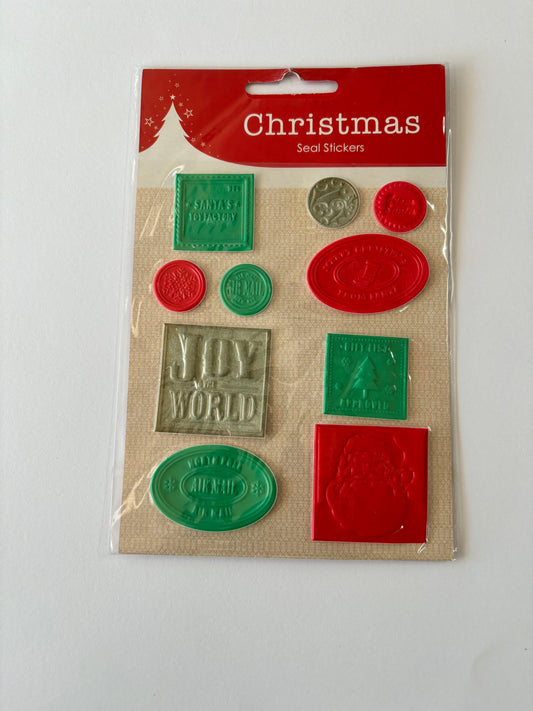 XMAS STICKER SEALS