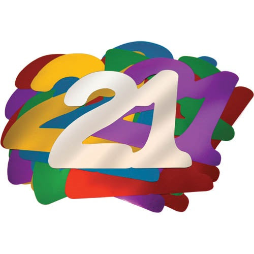 CONFETTI GIANT 30PK 21ST