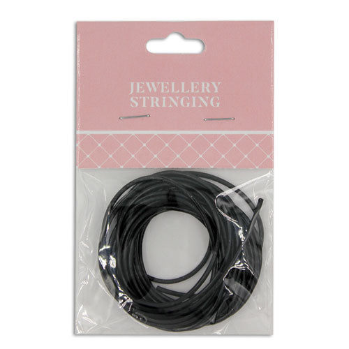 LEATHER CORD 1.2MM 2M BLACK