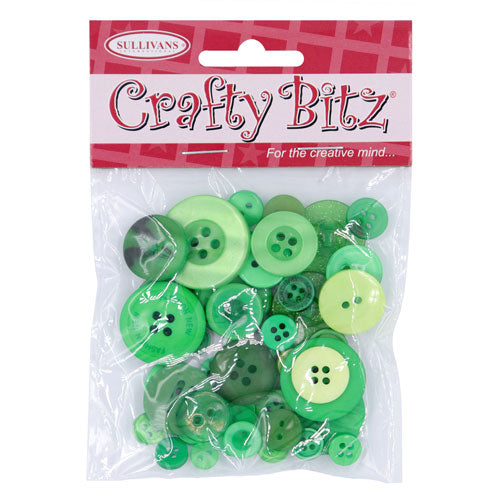 BUTTONS 25G GREEN