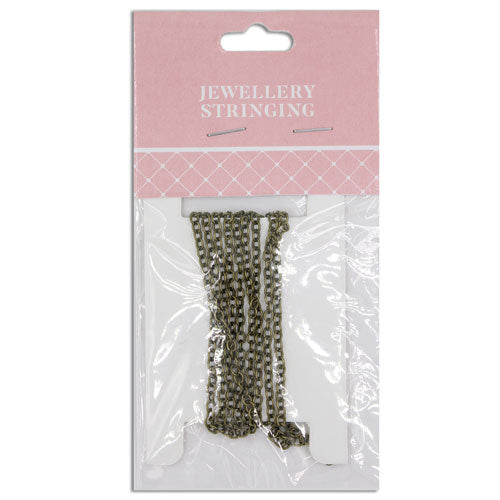 CHAIN STRAIGHT OVAL LINK BOHO GOLD