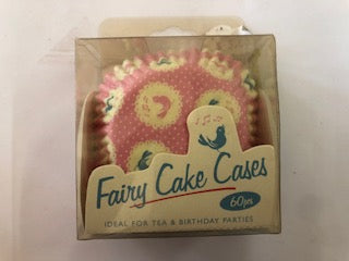 CAKE CASES 60PC BIRDS