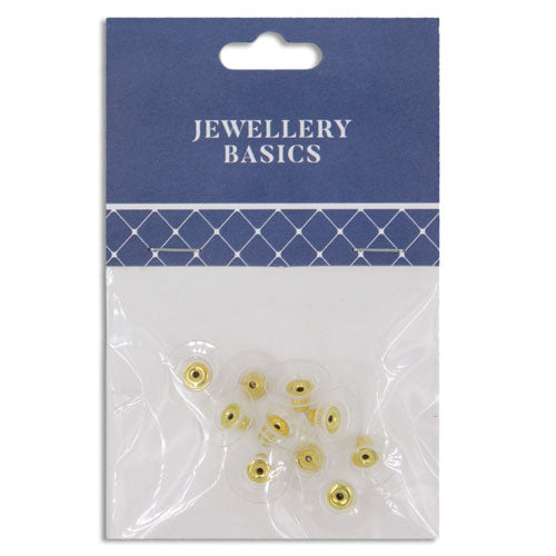 EARRING COMFORT 15MM 10 PCS GOLD