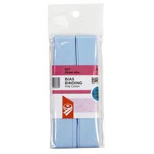BIAS BINDING 12MM X 5M SKY BLUE