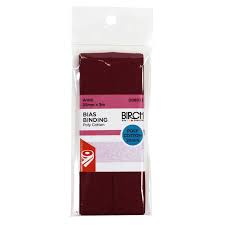 BIAS BINDING 25MM X 3M 25 WINE