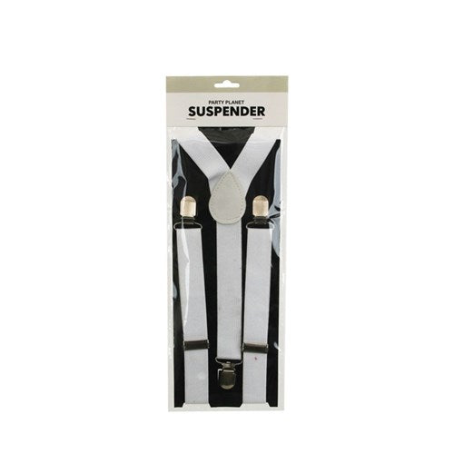 SUSPENDERS WHITE