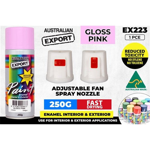 SPRAY PAINT EXPORT GLOSS PINK