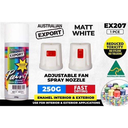 SPRAY PAINT EXPORT MATT WHITE