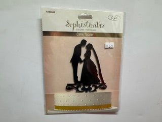 CAKE TOPPER ACRYLIC SILHOUETTE
