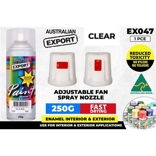 SPRAY PAINT EXPORT CLEAR