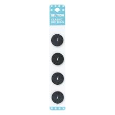 BUTTONS BEUTRON CLASSIC 18MM BLACK